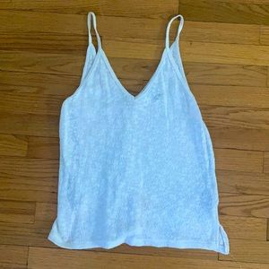 Forever 21 white sweater tank top🤍